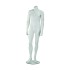 Realistic Matt White Male Headless Mannequin - Posed + Hands at Side