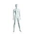 Sports Matt White Female Sculpted Mannequin - Legs Astride