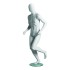 Sports Matt White Male Faceless Mannequin - Runner