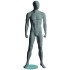 Sports Matt Grey Male Faceless Mannequin - Legs Astride