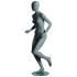 Sports Matt Grey Female Faceless Mannequin - Jogging