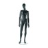 Realistic Matt Slate Grey Female Faceless Mannequin - Hands at Side