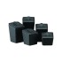 Deluxe Black Leatherette Ring Stands - 5 Rings