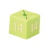Bright Womenswear Size Cubes - Size 14 - Lime