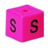 Colour-Coded Unisex Size Cubes - S - Pink
