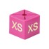 Bright Unisex Size Cubes - XS - Cerise