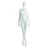 Nell Matt White Female Abstract Mannequin - Legs Crossed