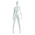 Nell Matt White Female Abstract Mannequin - Legs Astride