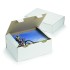 Small White Cardboard Postal Boxes - 250 x 150 x 100mm