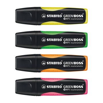 Stabilo Boss Recycled Highlighters - Assorted