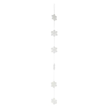 Snowflake Glitter Garland - 100 x 8cm