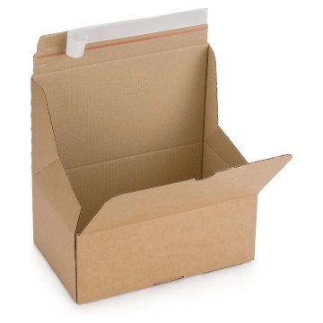 QuickPak Brown Cardboard Postal Boxes - 200 x 165 x 140mm