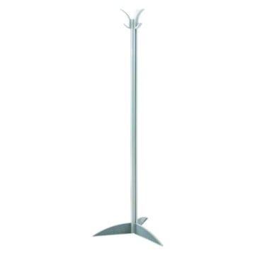 Grey Metal Coat Stand - 5 Hooks