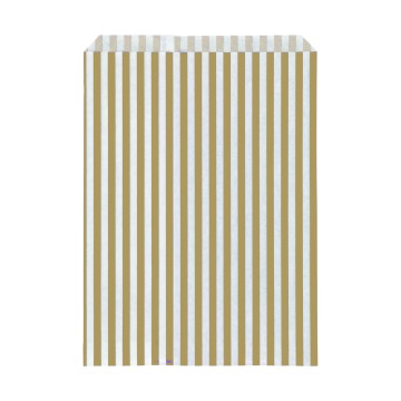 Gold Stripe Paper Bags - 24 x 36cm