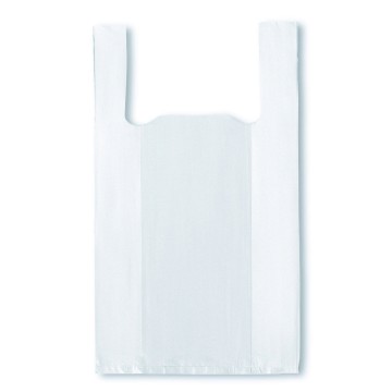 White Vest Plastic Carrier Bags - 31 x 56 + 16cm