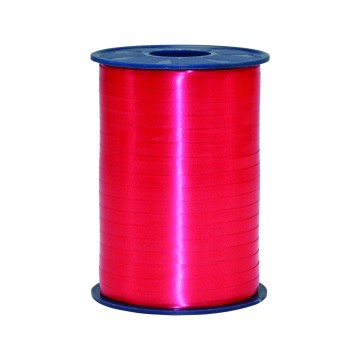 Red Satin Curling Ribbon - 5mm x 500m