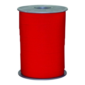 Red Paper Effect Curling Ribbon - 10mm x 200m