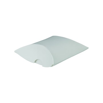 White Cardboard Pillow Boxes - 70 x 70 x 25mm