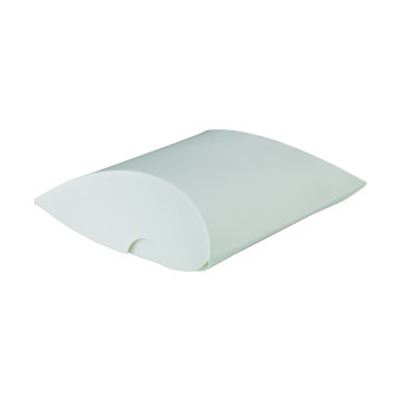 White Cardboard Pillow Boxes - 85 x 80 x 30mm
