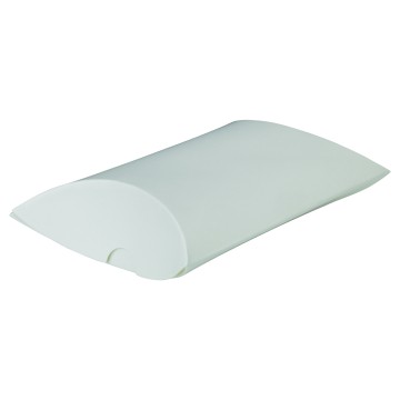 White Cardboard Pillow Boxes - 115 x 80 x 30mm