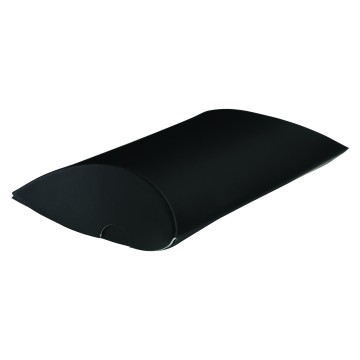 Black Cardboard Pillow Boxes - 115 x 80 x 30mm