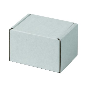 Small White Cardboard Postal Boxes - 130x110x90mm