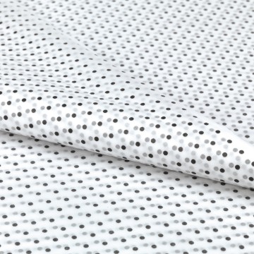 Black Polka Dot Patterned Tissue Paper - 50 x 75cm