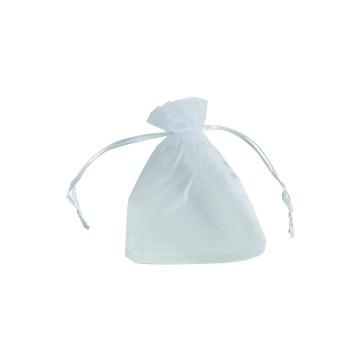 White Organza Gift Bags - 10 x 12cm