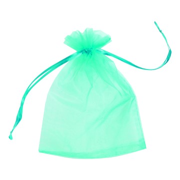 Turquoise Organza Gift Bags - 15 x 20cm