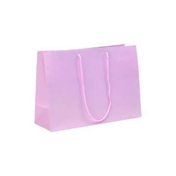 Pale Pink Laminated Matt Paper Carrier Bags - 36 x 26 + 14cm