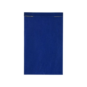 Blue Deluxe Plain Paper Bags - 16 x 27 + 8cm