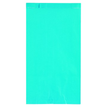 Turquoise Deluxe Plain Paper Bags - 18 x 35 + 6cm