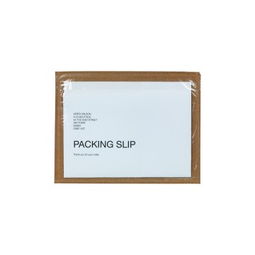 Plain Document Enclosed Plastic Envelopes - 148 x 105mm