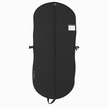 Black RPET Fabric Folding Suit Garment Cover - 63 x 112cm