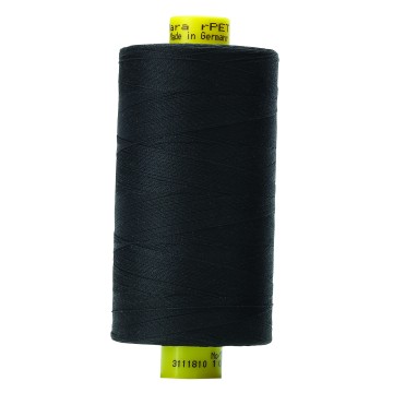 Recycled Polyester Thread - Black - 1000m