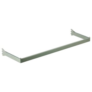 Queen Vogue Nickel Rectangular D-Rail - 100cm