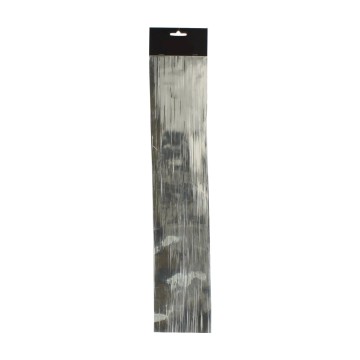 Tinsel Shimmer Curtain - Shiny Silver - 50 x 40cm