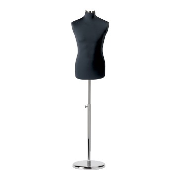 Hire - Venice Deluxe Black Male Tailors Dummy with Stand