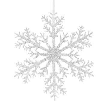 Hanging Glitter Snowflake - 32cm