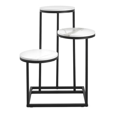 Marble Effect 3-Tier Display Unit