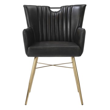 Wingback Leather Chair - 90cm