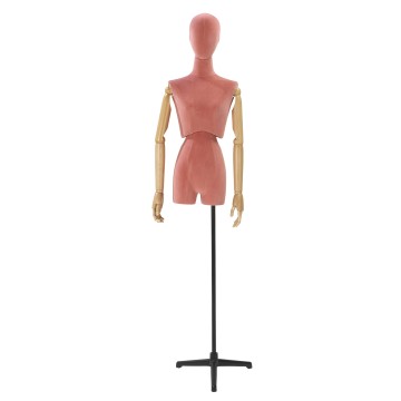 Articulated Pink Female Tailors Dummy With Stand
