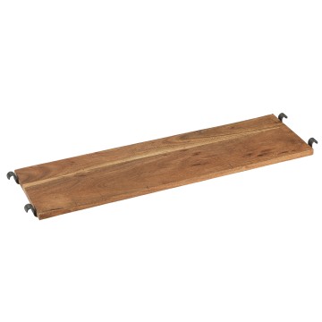 Iron & Wood Shelf - 1.5 x 72 x 21cm