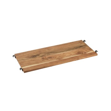 Iron & Wood Shelf - 1.5 x 72 x 31cm