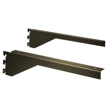 Queen Vogue Bronze Wood Shelf Brackets - 28cm