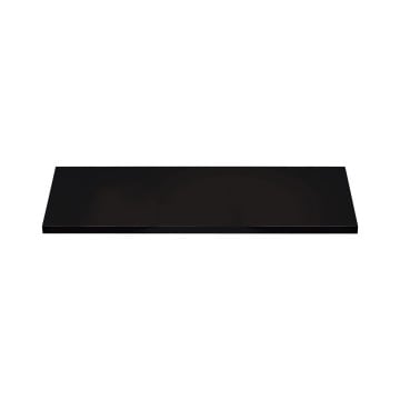 Queen Vogue Black Wooden Shelves