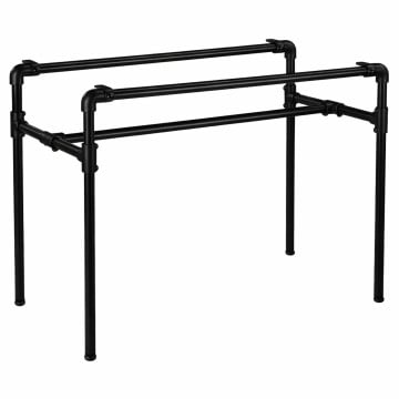 Black Urban Scaffold Table Frame - 90 x 60 x 120cm