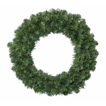 Plain Wreath - Green - 120 x 25cm