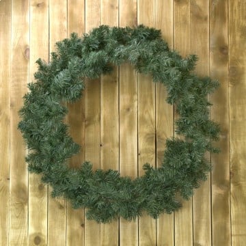Plain Wreath - Green - 150 x 28cm