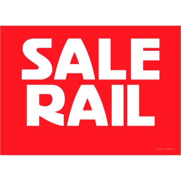 Principal Sale Rail Sign - 297 x 210mm